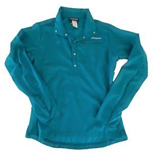 Patagonia Houdini Pullover Womens XS Tobago Blue - Blocks Wind/Rain - Ultralight